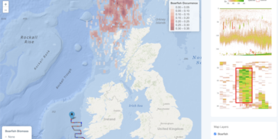 Historical catch and echosounder data
